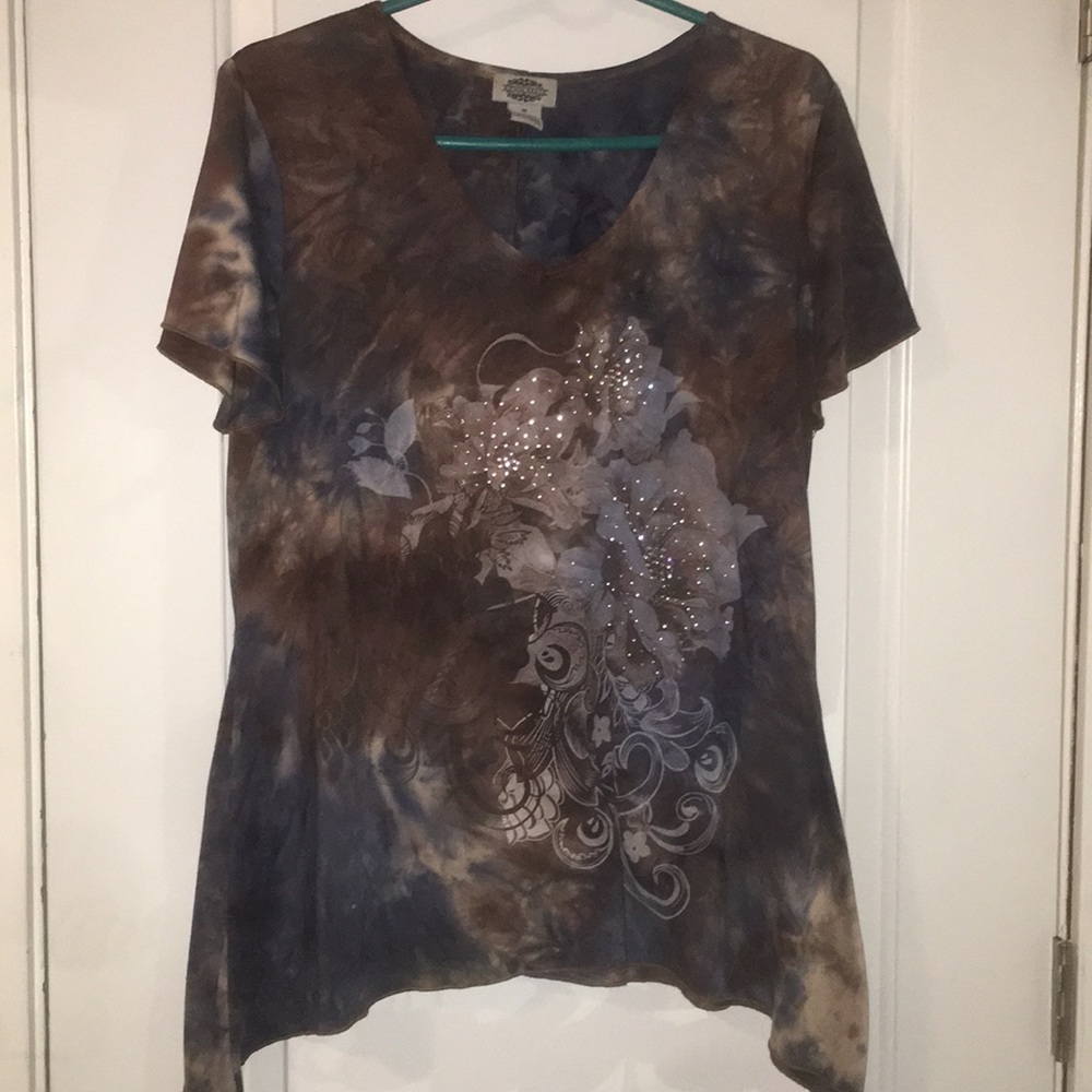 Multicolored sparkly shirt